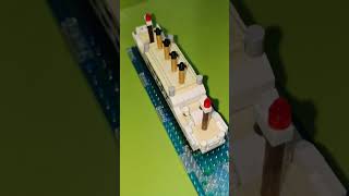 Mini Titanic Microblocks lego microblocks legocompatible titanic minititanic ship mini toys [upl. by Earvin]