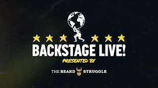 Qualifying Day 1  Backstage Live Presented by The Beard Struggle  2022 SBD Worlds Strongest Man [upl. by Tiffy]