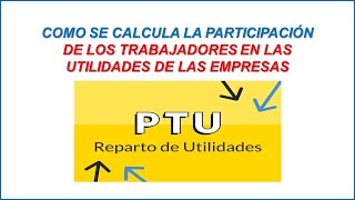 CÓMO SE CALCULA LA PTU 2024  NUEVA REFORMA [upl. by Artemisia]