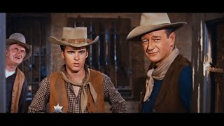 Rio Bravo 1959 Full Movie Review amp Facts  John Wayne Angie Dickinson Ricky Nelson Dean Martin [upl. by Sadirah218]