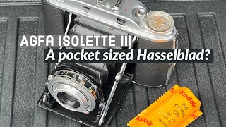 Agfa Isolette III Is it a Pocket Hasselblad [upl. by Rehttam]