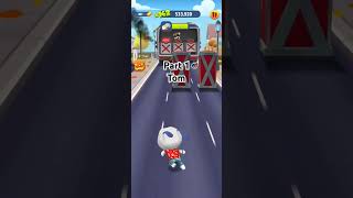 Tom fight with boss 💪 talkingtomgoldrun2game talkingtom endlessrunner funny arcadegame [upl. by Diarmuid648]