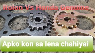 Rolon Vs Honda Genuine Chain Sprocket [upl. by Shep]