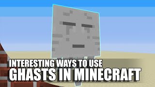 Interesting Ways To Use Ghasts In Minecraft [upl. by Ahsiuqal]