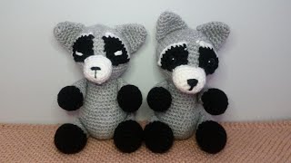 Tuto raton laveur amigurumi [upl. by Mcgrath79]