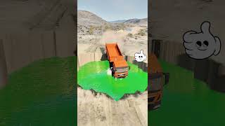 dumptruck truck pothole simulation shorts [upl. by Mosra]