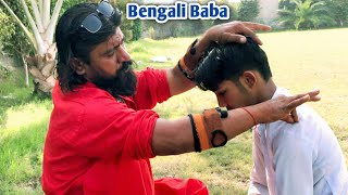 Bengali Baba  Asmr Amazing Head Massage For Relaxing  Head and back massage Neck cracks asmr [upl. by Monjo]