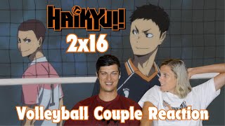 Volleyball Couple Reaction to Haikyu S2E16 quotNextquot [upl. by Carol]