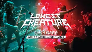 LOWEST CREATURE LIVE  HELLBOTN METAL FEST NORWAY  2024 [upl. by Eelarol]