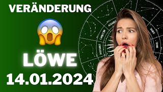 LÖWE ♌️🥹 Große VERÄNDERUNG im Leben 😱 Horoskop  14Januar 2024 löwe tarot [upl. by Hy]