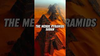 The Meroe Pyramids Sudan educational history viralshort [upl. by Nuy]