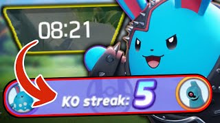 WORLD RECORD The FASTEST Azumarill 5 KO EVER  Pokemon Unite [upl. by Pubilis]