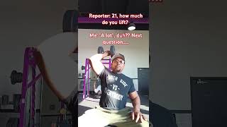 More quot21quot questions Like and subscribe workoutmotivation 21armgod bigchud alot dadhumor [upl. by Atsillac]