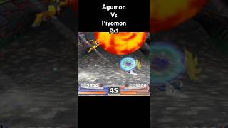 Agumon vs piyomon dambagudamsrchannel digimonrumblearena ps1games [upl. by Nebe]