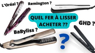 Quel Fer à Lisser Choisir  TOP5 Meilleur Lisseur 2023  Remington GHD LOréal BaByliss [upl. by Zora]