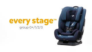 Joie every stage™  Group 0123 Car Seat  Grows from Birth to 12yrs [upl. by Syned]