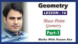 Mass point Geometry in Hindi amp English  Problems amp Solutions for SSC  Part  1 [upl. by Nevil78]