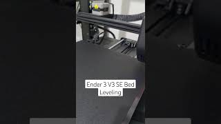 Ender 3 V3 SE Bed Leveling 3dprint 3dprinter creality setup desksetup ender cults3d cool [upl. by Armallas620]