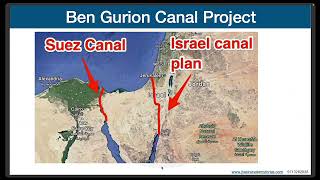 Navigating the Future the Ben Gurion Canal Project [upl. by Yerfej]