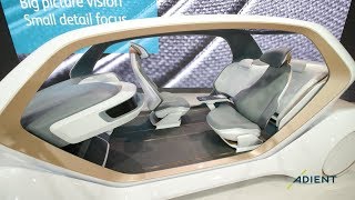 Adients AI18 interior system for autonomous vehicles [upl. by Dnartreb]