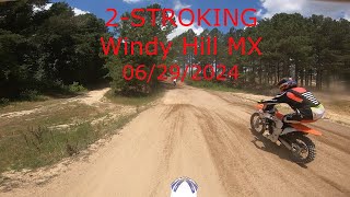 2Stroking at Windy Hill MX  Ellerbe NC  06292024 [upl. by Eppillihp244]