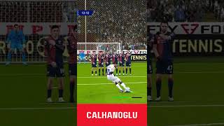 FREE KICK KEREN HAKAN CALHANOGLU  INTER MILANshorts [upl. by Gem]