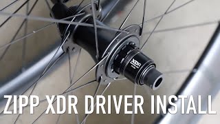 Sram XDR Driver Install on Zipp 404 Firecrest Wheels [upl. by Dearden]