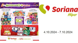 Ofertas Soriana MX del 4 al 7 de octubre del 2024 [upl. by Winstonn668]