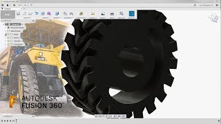 Fusion 360 Absolute Beginner  How To Model Tire Tread  Last Nights Facebook Livestream [upl. by Haliled]