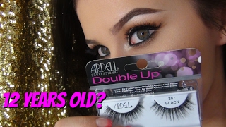 FALSE LASHES FOR YOUNG GIRLS AND TEENS TIPSLASH REVIEW [upl. by Cosme]