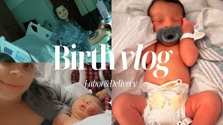 Labor and Delivery Vlog induced at 39 weeks 2024 [upl. by Suissac]