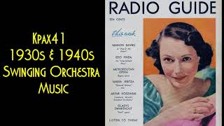 1930s American Music  Big Band Swing Orchestra Of Mal Hallett KPAX41 [upl. by Bouley]