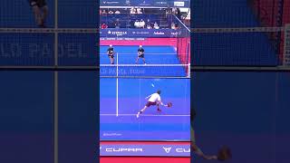 INCREDIBLE recovery 🚀🚀 Padel Highlights bestofpadel [upl. by Nessej]