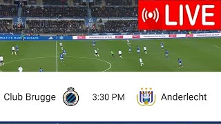 Live Match Anderlecht VsClub Brugge  Belgian First Division A20242 [upl. by Eceinart333]