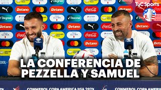 SAMUEL EN CONFERENCIA TRAS LA SANCIÓN A SCALONI CONTÓ CÓMO ESTÁ MESSI quotVAMOS A IR DÍA A DÍAquot 💪🏻 [upl. by Eirdua]