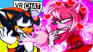 WEREHOG AMY LOVES SHADOW Shadow Meets Werehog Amy VR Chat [upl. by Kizzie]