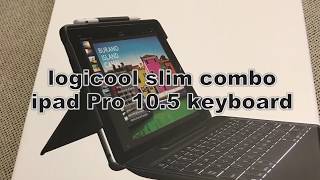 logicool slim combo iK1092 iPad Pro 105 keyboard [upl. by Bozovich848]