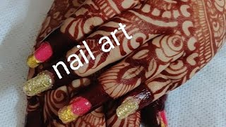 create nail art techniq IslamicTeacherOfficial786 [upl. by Ferd416]