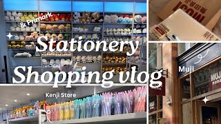 Aesthetic Stationery Shopping Vlog  MujiPrimark amp Kenji Store  Back to School Essentials For 2024 [upl. by Hendon]