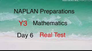 NAPLAN Preparations Year 3 Mathematics Day 6 [upl. by Dorine]