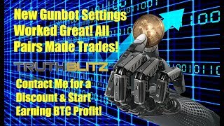 New Gunbot Settings Worked Great All Pairs Made Trades  Get Your Crypto Bot amp Make Profits [upl. by Atisusej]