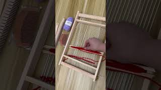 DIY wood loom handmade knitting machine [upl. by Yhtir]