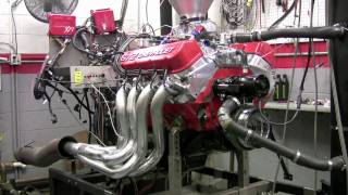 Chevrolet 572 Crate Engine on the Engine Dyno [upl. by Akiehs]