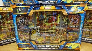 Opening 9 Pokemon Mega Powers Collection Boxes [upl. by Torbart]