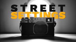 Fujifilm X100V Street Photography Settings 2024 [upl. by Aleel]