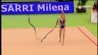 Milena Baldassarri Ribbon Final  WC Guadalaraja 2018 [upl. by Boyes926]