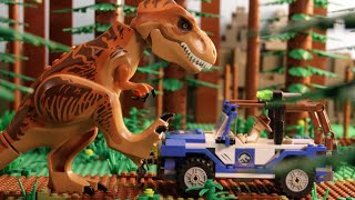 “A Jarring Encounterquot  LEGO Jurassic World  Mini Movie [upl. by Kifar]