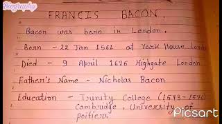 Francis Bacon Biography Sir Francis Bacon Life amp Works [upl. by Veradi]