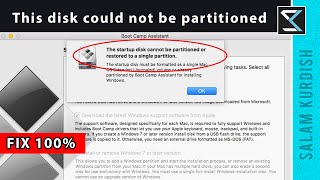 This disk could not be partitioned  BOOTCAMP Fix Error 2019 [upl. by Kliment]