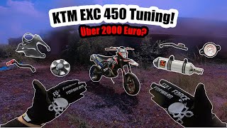 KTM EXC 450 TUNING  So VIEL GELD hat mein TUNING GEKOSTET  Motovlog  GoPro [upl. by Roland]